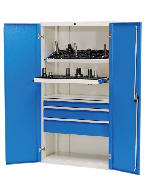 Bedrunka+Hirth CNC Flügeltürenschrank mit Vollblechtüren B 980 mm Last 500 kg Produktbild Bedrunka+Hirth CNC Flügeltürenschrank mit Vollblechtüren B 980 mm Last 500 kg