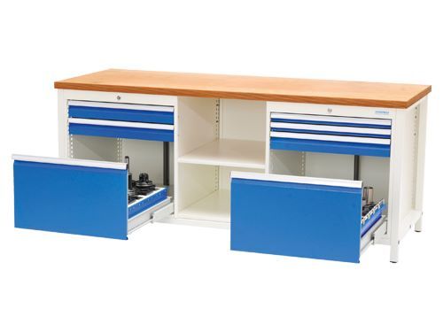 Bedrunka+Hirth CNC Kastenwerkbank R 24-24 mit 7 Schubladen mit Zylinderschloss Produktbild Bedrunka+Hirth CNC Kastenwerkbank R 24-24 mit 7 Schubladen mit Zylinderschloss