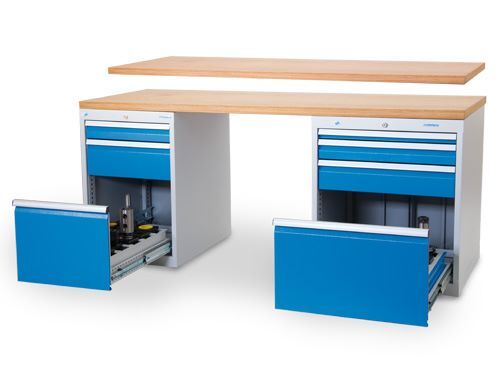 Bedrunka+Hirth CNC Schubladenschrank R 24-24 Stahlblech H 819 mm Last bis 1500 kg Produktbild Bedrunka+Hirth CNC Schubladenschrank R 24-24 Stahlblech H 819 mm Last bis 1500 kg