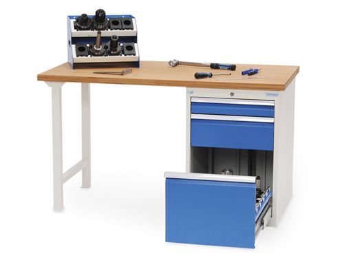 Produktbild CNC-Tischaufsatzgestell TAG 2-1, 2 x Kassetten, Breite 425 Maße in mm (BxTxH): 4 bild 2