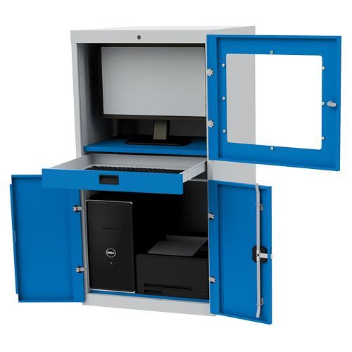 Bedrunka+Hirth Computerschrank stationär mit Flügeltüren 680 x 736 x 1319 mm Produktbild Bedrunka+Hirth Computerschrank stationär mit Flügeltüren 680 x 736 x 1319 mm