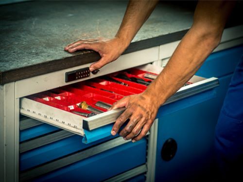 Produktbild Distanzleisten für Muldenplatten pro Schublade, Schubladennutzmaß 900 x 600 mm  bild 2