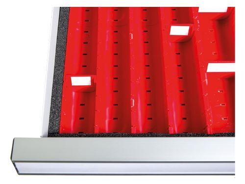 Produktbild Bedrunka+Hirth Distanzleisten für Muldenplatten Schubladennutzmaß 600 x 600 mm