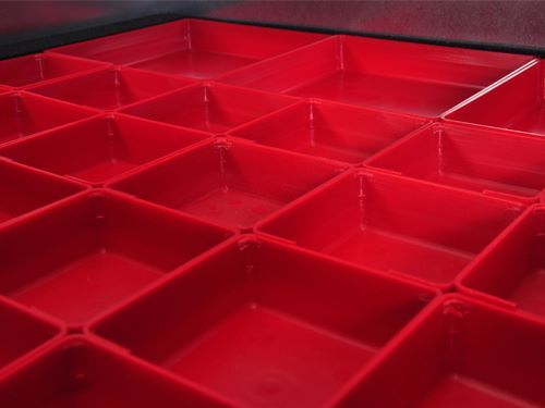 Produktbild Bedrunka+Hirth Distanzleisten für Kleinteilekästen pro Schublade R 36-24 900 x 600 mm