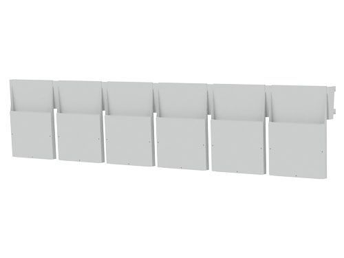Produktbild Dokumentenhalter für Schiene zwischen den Tragsäulen Maße in mm (BxTxH): 216 x 2 bild 3