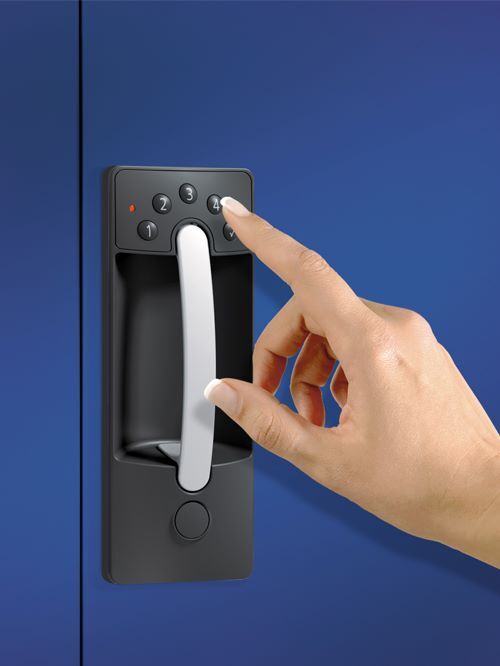 Bedrunka+Hirth Elektronisches PIN Code Schloss für Flügeltürenschränke Produktbild Bedrunka+Hirth Elektronisches PIN Code Schloss für Flügeltürenschränke