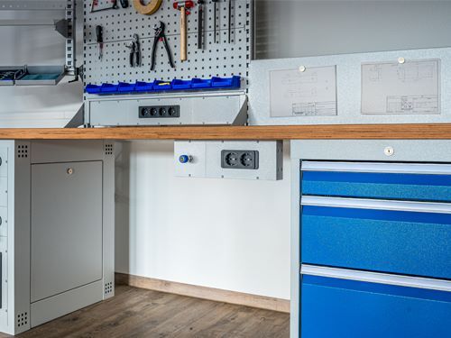 Produktbild Energiekanal Leergehäuse Breite 1625 Maße in mm (BxTxH): 1625 x 60 x 130 bild 2