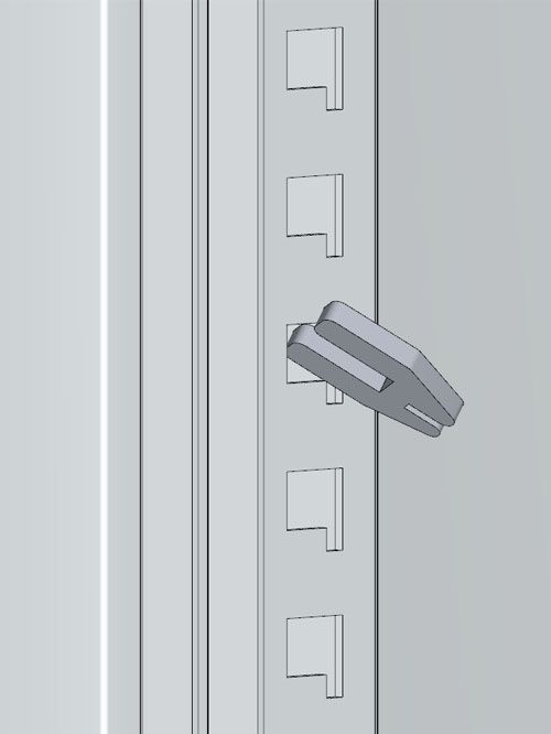Bedrunka+Hirth Fachbodenhalter für Rolladenschrank und CNC Rahmen Produktbild Bedrunka+Hirth Fachbodenhalter für Rolladenschrank und CNC Rahmen
