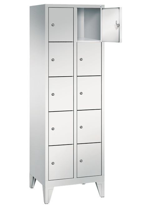 Bedrunka+Hirth Fächerschrank mit Sockel und 2 x 5 Abteilen Maße 610 x 500 x 1800 mm Bedrunka+Hirth Fächerschrank mit Sockel und 2 x 5 Abteilen Maße 610 x 500 x 1800 mm