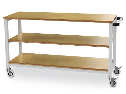 Bedrunka+Hirth Fahrbarer Arbeitstisch 1500 x 540 x 880 mm Plattenstärke 25 mm Produktbild Bedrunka+Hirth Fahrbarer Arbeitstisch 1500 x 540 x 880 mm Plattenstärke 25 mm