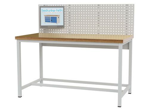Produktbild Flachbildschirmhalterung für Lochwand Maße in mm (BxTxH): 160 x 30 x 210 bild 2