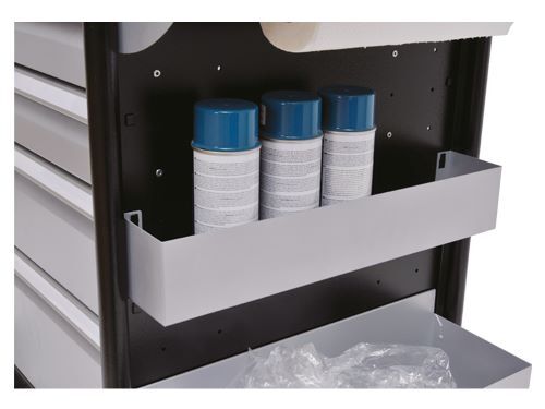 Produktbild Bedrunka+Hirth Flaschen und Dosenhalter für Werkstattwagen maxmobile 2 480 x 90 x 85 mm