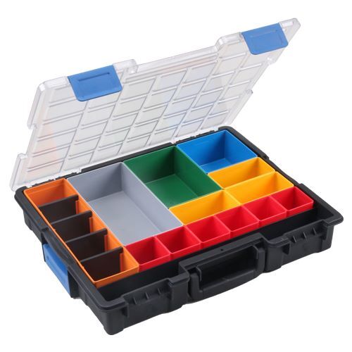Bedrunka+Hirth Flex Box Kunststoff 18 Fächer Maße 440 x 355 x 76 mm Produktbild Bedrunka+Hirth Flex Box Kunststoff 18 Fächer Maße 440 x 355 x 76 mm