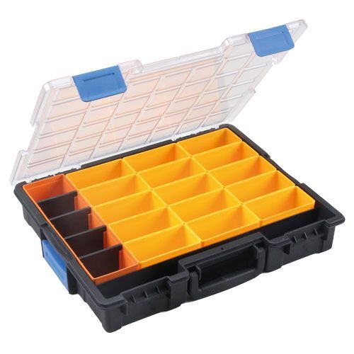 Bedrunka+Hirth Flex Box Kunststoff mit 21 Fächer Maße 440 x 355 x 76 mm Produktbild Bedrunka+Hirth Flex Box Kunststoff mit 21 Fächer Maße 440 x 355 x 76 mm