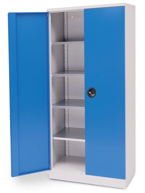 Bedrunka+Hirth Flügeltürenschrank Stahlblech 920 x 600 x 1950 mm RAL 7035 5012 Bedrunka+Hirth Flügeltürenschrank Stahlblech 920 x 600 x 1950 mm RAL 7035 5012