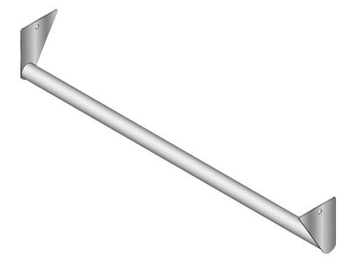 Produktbild Bedrunka+Hirth Garderobenstange für Garderobenschrank Kubik 618 mm Breite