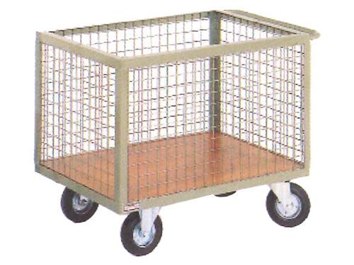 Bedrunka+Hirth Gitterwagen hochgeschlossen 800 x 1250 x 800 mm Produktbild Bedrunka+Hirth Gitterwagen hochgeschlossen 800 x 1250 x 800 mm