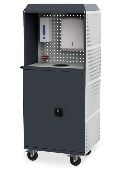 Bedrunka+Hirth Hygieneschrank Health Protection Kubik 730 x 550 x 1690 mm Produktbild Bedrunka+Hirth Hygieneschrank Health Protection Kubik 730 x 550 x 1690 mm