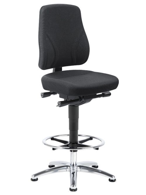 Bedrunka+Hirth Hochstuhl mit
 Sitzhöhe von 610 bis 850 mm mit Fußkreuz Produktbild Bedrunka+Hirth Hochstuhl mit
 Sitzhöhe von 610 bis 850 mm mit Fußkreuz