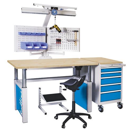 Bedrunka+Hirth Hydline elektrisches Arbeitsplatzsystem R 18-24 1500 x 750 mm Produktbild Bedrunka+Hirth Hydline elektrisches Arbeitsplatzsystem R 18-24 1500 x 750 mm