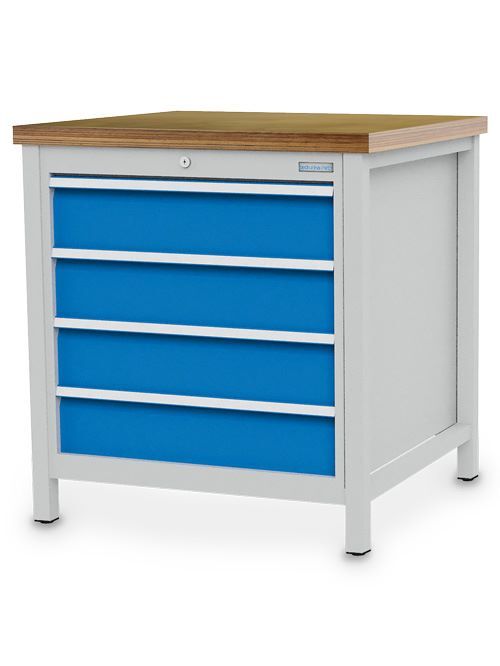 Bedrunka+Hirth Kastenwerkbank Breite 810 mm R24-24 4 x Schubladen Produktbild Bedrunka+Hirth Kastenwerkbank Breite 810 mm R24-24 4 x Schubladen