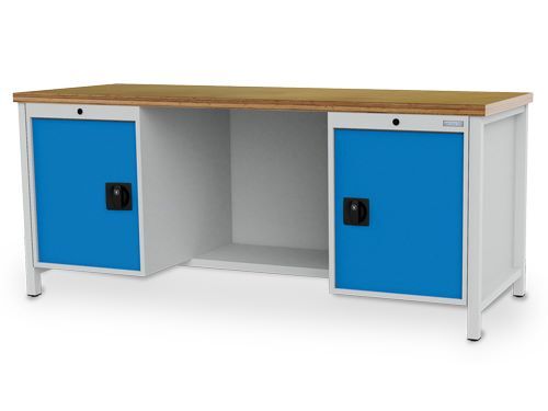 Bedrunka+Hirth Kastenwerkbank 2 Flügeltüren mit Griff 2000 x 750 x 859 mm Produktbild Bedrunka+Hirth Kastenwerkbank 2 Flügeltüren mit Griff 2000 x 750 x 859 mm