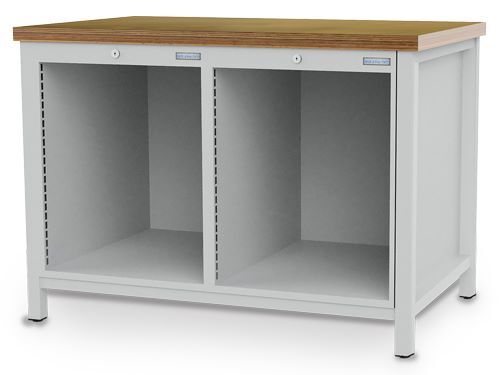 Bedrunka+Hirth Kastenwerkbank, Tiefe 750 mm, R 18-24 Maße in mm (BxTxH): 1200 x 750 x 959 Produktbild Bedrunka+Hirth Kastenwerkbank, Tiefe 750 mm, R 18-24 Maße in mm (BxTxH): 1200 x 750 x 959