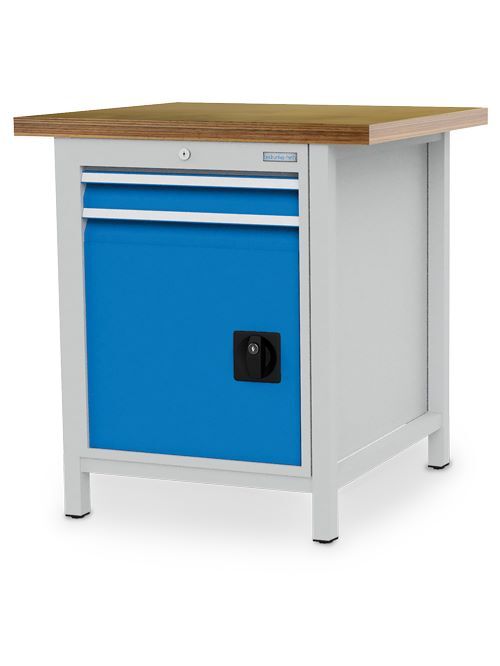 Bedrunka+Hirth Kastenwerkbank klein mit 2 Schubladen 1 Tür 810 x 750 x 959 mm Produktbild Bedrunka+Hirth Kastenwerkbank klein mit 2 Schubladen 1 Tür 810 x 750 x 959 mm