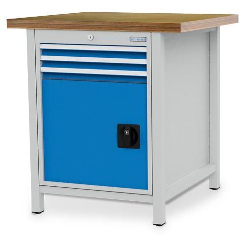 Bedrunka+Hirth Kastenwerkbank Tiefe 750 mm R 18-24 3 Schubladen 1 Flügeltür B 810 x H 959 mm Produktbild Bedrunka+Hirth Kastenwerkbank Tiefe 750 mm R 18-24 3 Schubladen 1 Flügeltür B 810 x H 959 mm