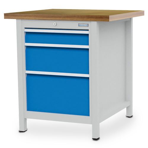 Bedrunka+Hirth Kastenwerkbank Tiefe 750 mm R 18-24 3 Schubladen B 810 x H 859 mm Produktbild Bedrunka+Hirth Kastenwerkbank Tiefe 750 mm R 18-24 3 Schubladen B 810 x H 859 mm