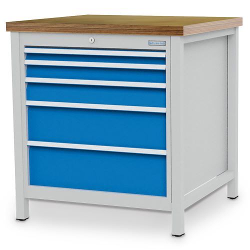 Bedrunka+Hirth Kastenwerkbank Tiefe 750 mm R 24-24 Schubladen x 5 Maße in B 810 x H 959 mm Produktbild Bedrunka+Hirth Kastenwerkbank Tiefe 750 mm R 24-24 Schubladen x 5 Maße in B 810 x H 959 mm