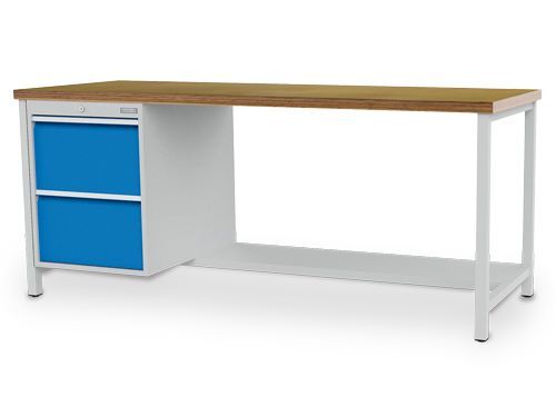 Bedrunka+Hirth Kombiwerkbank 2 Schubladen mit Ablegeboden 2000 x 750 x 859 mm Produktbild Bedrunka+Hirth Kombiwerkbank 2 Schubladen mit Ablegeboden 2000 x 750 x 859 mm