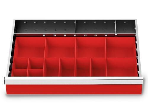 Bedrunka+Hirth Kleinteilekästen Set 16 teilig R 24-16 Blendenhöhe 75 mm BxTxH 600 x 400 x 55 mm Produktbild Bedrunka+Hirth Kleinteilekästen Set 16 teilig R 24-16 Blendenhöhe 75 mm BxTxH 600 x 400 x 55 mm