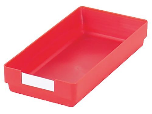 Produktbild Bedrunka+Hirth Kleinteilekasten Blende 50 mm rot 150 x 75 x 28 mm