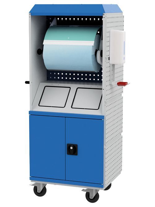 Bedrunka+Hirth Reinigungsstation Kubik 5S 690 x 530 x 1690 mm rollbar Produktbild Bedrunka+Hirth Reinigungsstation Kubik 5S 690 x 530 x 1690 mm rollbar