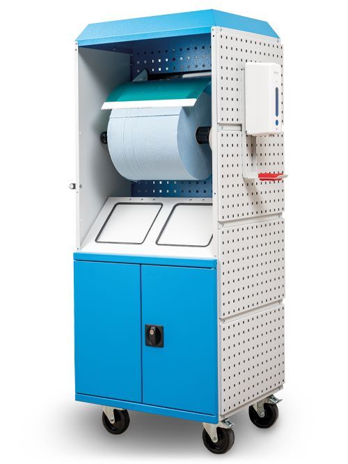 Bedrunka+Hirth Reinigungsstation Kubik 5S Maße 690 x 530 x 1690 mm mit Lochplatte Produktbild Bedrunka+Hirth Reinigungsstation Kubik 5S Maße 690 x 530 x 1690 mm mit Lochplatte