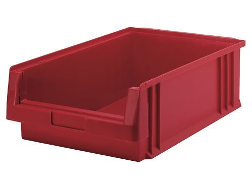 Produktbild Bedrunka+Hirth Kunststoff Sichtlagerkasten grau 330 x 213 x 150 mm