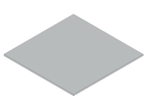 Produktbild Bedrunka+Hirth Kunststoff Tischplatte für Kubik Mobile 620 x 620 x 12 mm