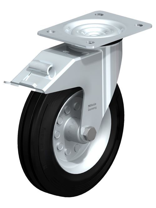 Bedrunka+Hirth Lenkrolle mit Feststeller 200 mm für mobile Kastenwerkbänke T750 Produktbild Bedrunka+Hirth Lenkrolle mit Feststeller 200 mm für mobile Kastenwerkbänke T750