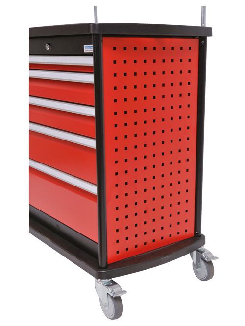 Produktbild Bedrunka+Hirth Lochseitenwand für Werkstattwagen maxmobile 1 388 x 15 x 712 mm