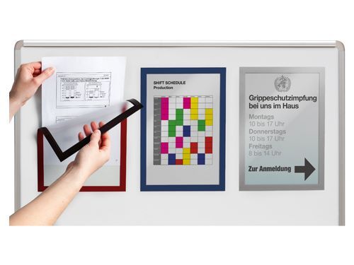 Bedrunka+Hirth Magnetrahmen A4 kratzfest BxH 236 x 323 mm Schwarz Produktbild Bedrunka+Hirth Magnetrahmen A4 kratzfest BxH 236 x 323 mm Schwarz