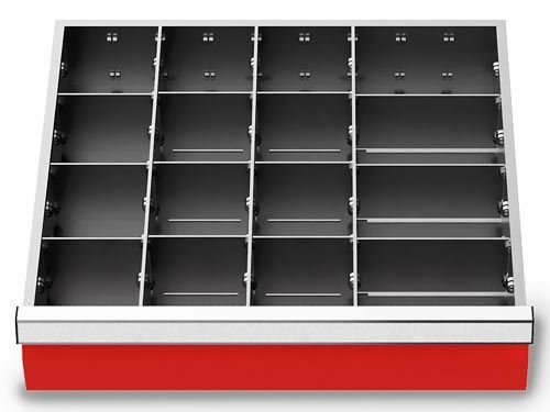 Bedrunka+Hirth Metalleinteilung Set 15-teilig R 18-16 Blendenhöhen 200/250/300 mm Produktbild Bedrunka+Hirth Metalleinteilung Set 15-teilig R 18-16 Blendenhöhen 200/250/300 mm