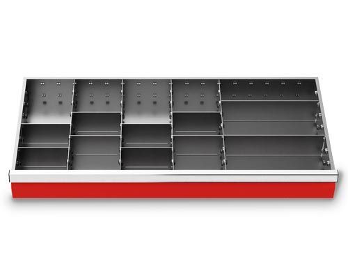 Bedrunka+Hirth Metalleinteilung Set 14-teilig R 36-16 Blendenhöhen 200/250/300 mm  Produktbild Bedrunka+Hirth Metalleinteilung Set 14-teilig R 36-16 Blendenhöhen 200/250/300 mm