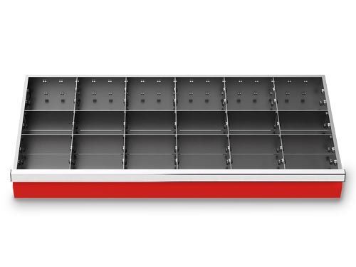 Bedrunka+Hirth Metalleinteilung Set 17-teilig R 36-16 Blendenhöhen 200/250/300 mm Produktbild Bedrunka+Hirth Metalleinteilung Set 17-teilig R 36-16 Blendenhöhen 200/250/300 mm