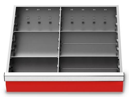 Bedrunka+Hirth Metalleinteilung Set 5-teilig R 18-16 Blendenhöhen 200/300 mm 450 x 400 x 200 mm Produktbild Bedrunka+Hirth Metalleinteilung Set 5-teilig R 18-16 Blendenhöhen 200/300 mm 450 x 400 x 200 mm