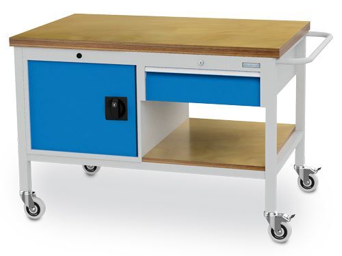 Bedrunka+Hirth Mobile Werkbank Raster 18-24 1 Schublade 1200 x 750 x 859 mm Produktbild Bedrunka+Hirth Mobile Werkbank Raster 18-24 1 Schublade 1200 x 750 x 859 mm
