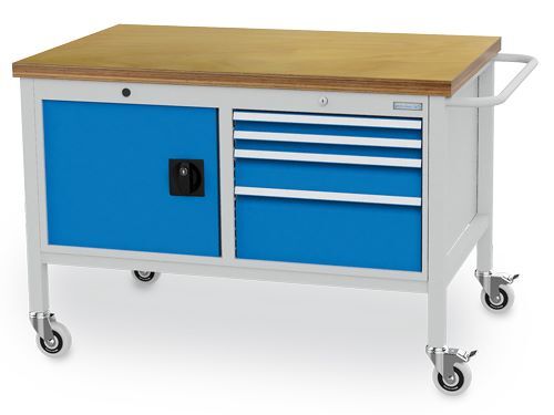 Bedrunka+Hirth Mobile Werkbank R 18-24 mit 4 Schubladen 1200 x 750 x 859 mm Produktbild Bedrunka+Hirth Mobile Werkbank R 18-24 mit 4 Schubladen 1200 x 750 x 859 mm