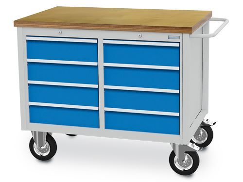 Bedrunka+Hirth Mobile Werkbank R 18-24 mit 8 Schubladen 1200 x 750 x 995 mm Produktbild Bedrunka+Hirth Mobile Werkbank R 18-24 mit 8 Schubladen 1200 x 750 x 995 mm