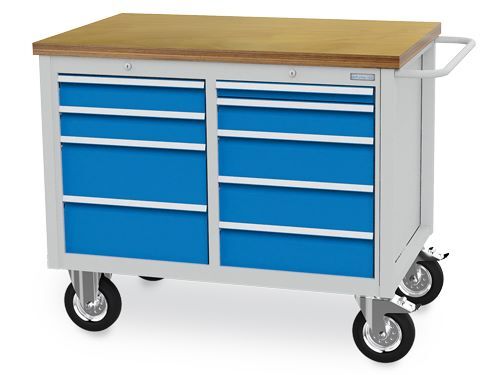 Bedrunka+Hirth Mobile Werkbank R 18-24 mit 9 Schubladen 1200 x 750 x 995 mm Produktbild Bedrunka+Hirth Mobile Werkbank R 18-24 mit 9 Schubladen 1200 x 750 x 995 mm