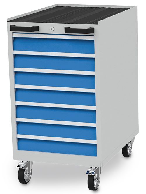 Bedrunka+Hirth Mobiler Schubladenschrank 555 x 736 x 990 mm R 18-24 mit 7 Schubladen Produktbild Bedrunka+Hirth Mobiler Schubladenschrank 555 x 736 x 990 mm R 18-24 mit 7 Schubladen
